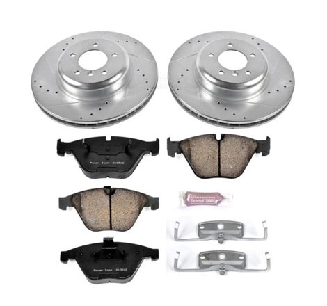 Power Stop 11-13 BMW 335i xDrive Front Z23 Evolution Sport Brake Kit