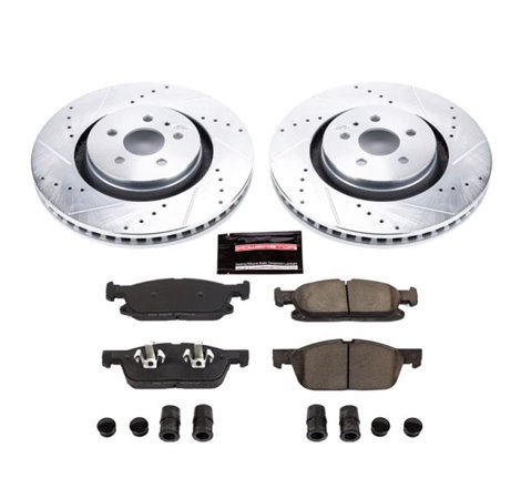 Power Stop 15-19 Ford Edge Front Z23 Evolution Sport Brake Kit