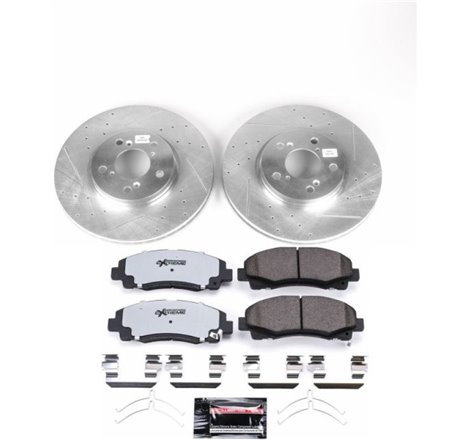 Power Stop 12-14 Honda Ridgeline Front Z36 Truck & Tow Brake Kit