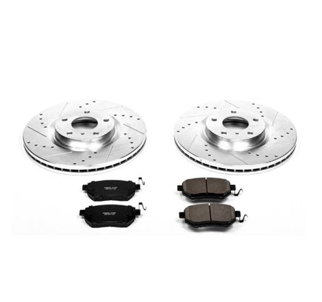 Power Stop 07-08 Nissan Maxima Front Z23 Evolution Sport Brake Kit