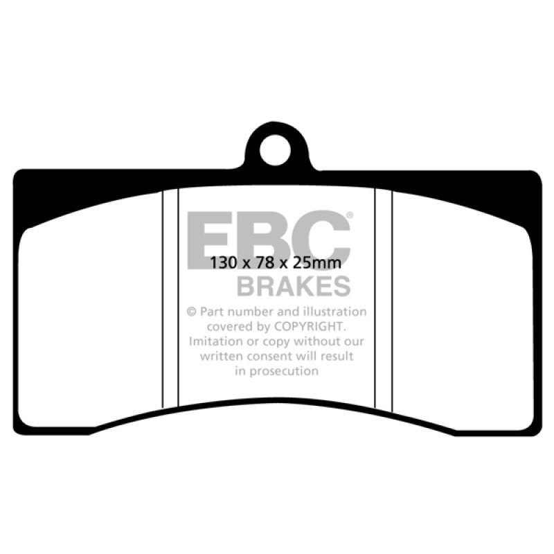 EBC 90-00 Aston Martin Vantage 5.3 (Twin Supercharged)(Alcon) Yellowstuff Front Brake Pads