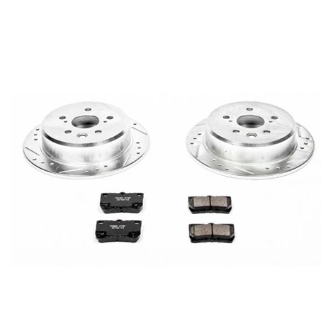 Power Stop 06-13 Lexus IS250 Rear Z23 Evolution Sport Brake Kit