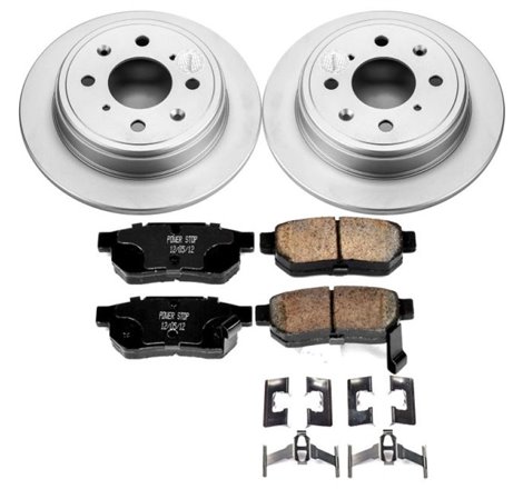 Power Stop 90-01 Acura Integra Rear Z17 Evolution Geomet Coated Brake Kit