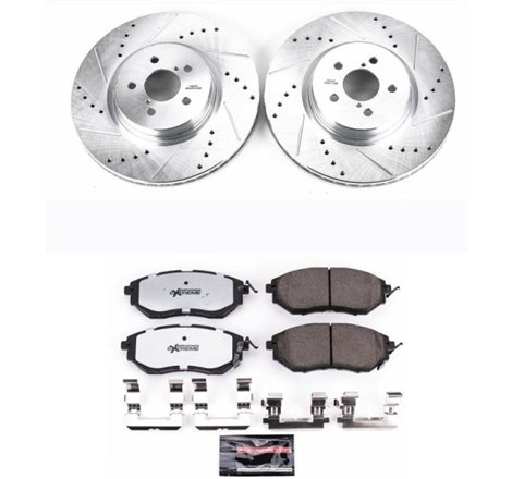 Power Stop 14-18 Subaru Forester Front Z26 Street Warrior Brake Kit