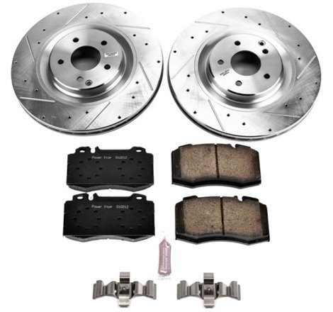 Power Stop 03-06 Mercedes-Benz CLK500 Front Z23 Evolution Sport Brake Kit