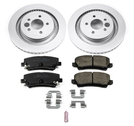 Power Stop 15-19 Ford Mustang Rear Z17 Evolution Geomet Coated Brake Kit