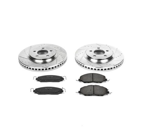 Power Stop 11-14 Ford Mustang Front Z23 Evolution Sport Brake Kit