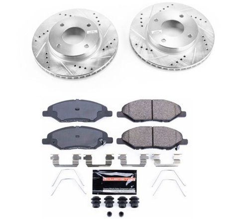 Power Stop 09-11 Nissan Versa Front Z23 Evolution Sport Brake Kit