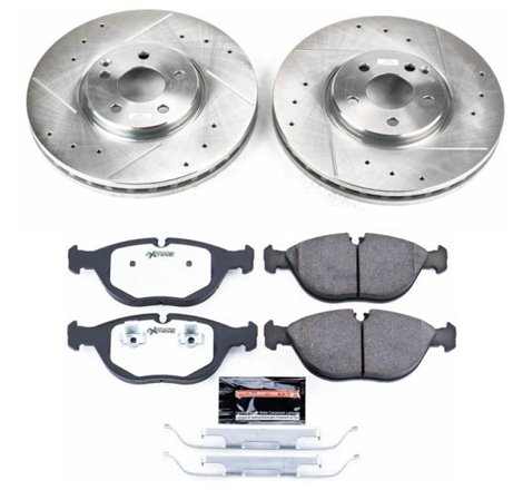 Power Stop 04-05 Mercedes-Benz E500 Front Z26 Street Warrior Brake Kit