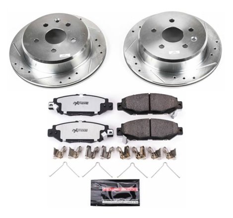 Power Stop 92-98 Lexus SC300 Rear Z26 Street Warrior Brake Kit