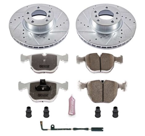 Power Stop 97-00 BMW 540i Front Z26 Street Warrior Brake Kit