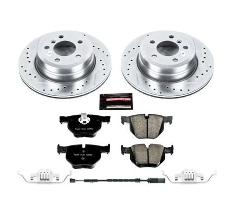 Power Stop 16-18 BMW X5 Rear Z23 Evolution Sport Brake Kit