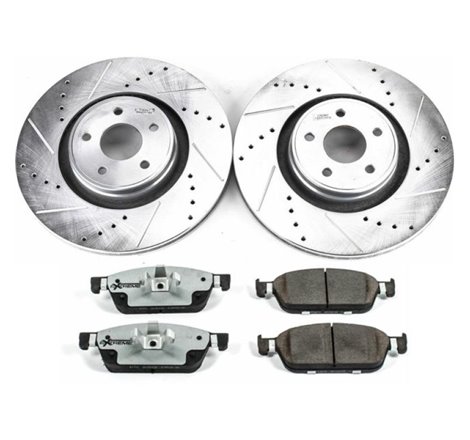 Power Stop 15-18 Ford Focus Front Z26 Street Warrior Brake Kit