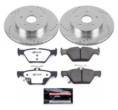 Power Stop 15-18 Subaru Legacy Rear Z26 Street Warrior Brake Kit