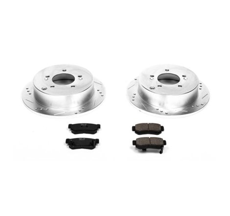 Power Stop 01-06 Hyundai Santa Fe Rear Z23 Evolution Sport Brake Kit