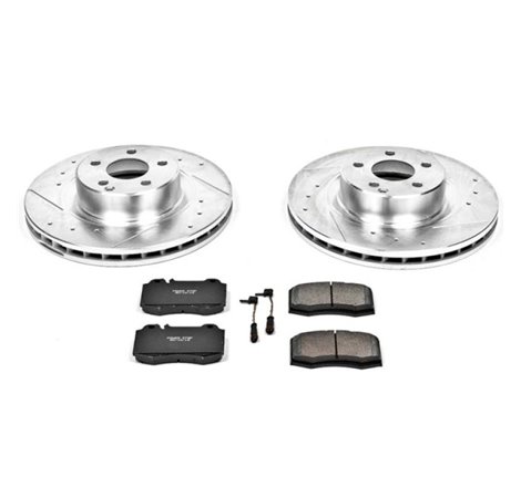 Power Stop 00-03 Mercedes-Benz CL500 Front Z23 Evolution Sport Brake Kit