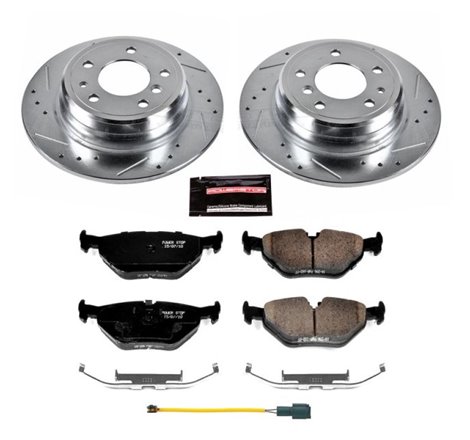 Power Stop 1989 BMW 525i Rear Z23 Evolution Sport Brake Kit