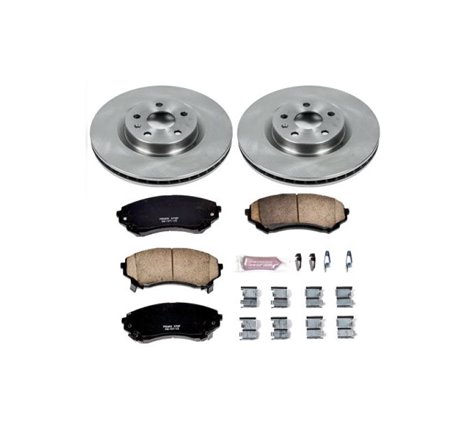 Power Stop 08-14 Cadillac CTS Front Autospecialty Brake Kit