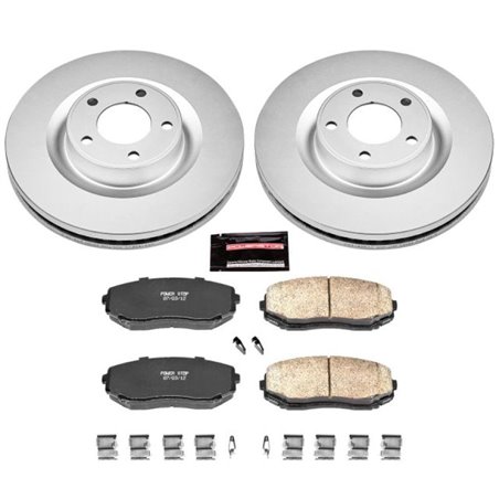 Power Stop 07-15 Ford Edge Front Z17 Evolution Geomet Coated Brake Kit