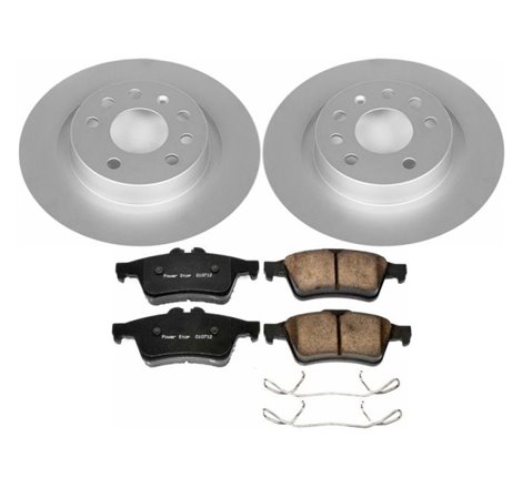 Power Stop 03-11 Saab 9-3 Rear Z23 Evolution Sport Coated Brake Kit