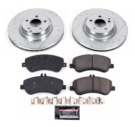 Power Stop 13-15 Mercedes-Benz GLK250 Front Z23 Evolution Sport Brake Kit