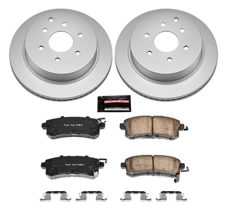 Power Stop 11-13 Infiniti QX56 Rear Z17 Evolution Geomet Coated Brake Kit