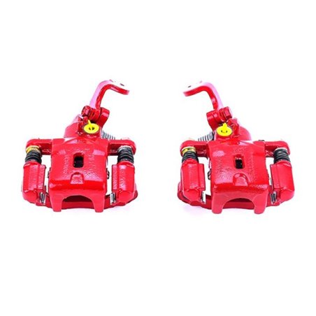 Power Stop 01-05 Hyundai Elantra Rear Red Calipers w/Brackets - Pair