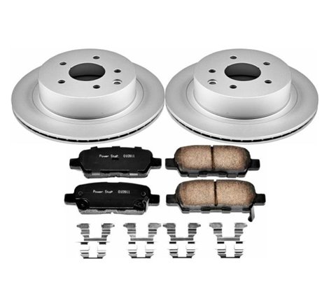 Power Stop 14-17 Nissan Juke Rear Z17 Evolution Geomet Coated Brake Kit