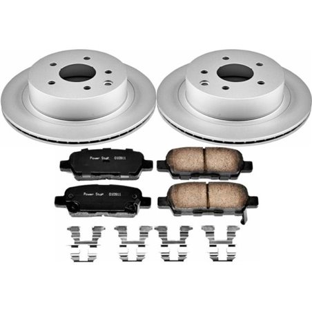 Power Stop 14-17 Nissan Juke Rear Z17 Evolution Geomet Coated Brake Kit