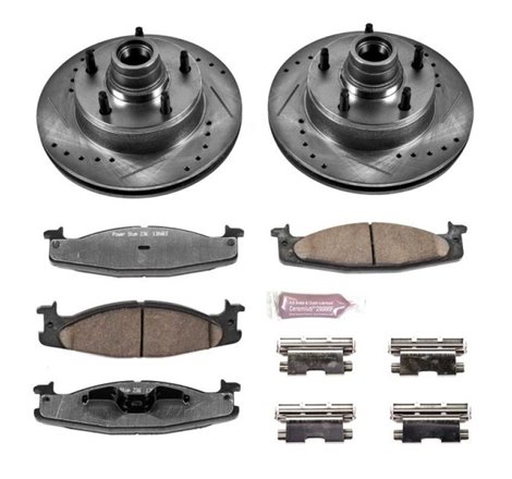 Power Stop 2003 Ford E-150 Front Z36 Truck & Tow Brake Kit