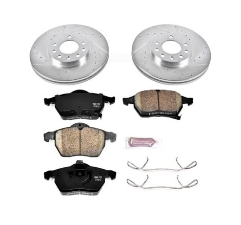 Power Stop 99-03 Saab 9-3 Front Z23 Evolution Sport Brake Kit