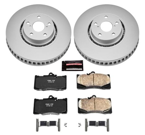 Power Stop 07-11 Lexus GS350 Front Z17 Evolution Geomet Coated Brake Kit