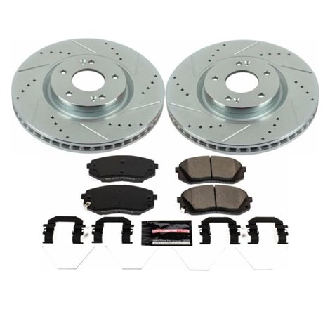 Power Stop 17-19 Hyundai Sonata Front Z23 Evolution Sport Brake Kit