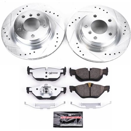 Power Stop 2006 BMW 325i Rear Z26 Street Warrior Brake Kit