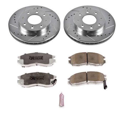 Power Stop 93-95 Eagle Summit Front Z26 Street Warrior Brake Kit