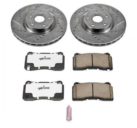 Power Stop 05-14 Subaru Impreza Front Z26 Street Warrior Brake Kit