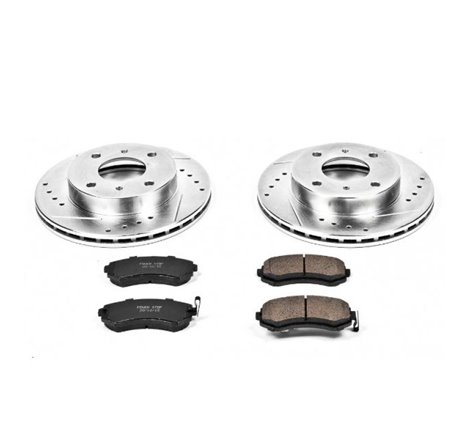 Power Stop 89-96 Nissan 240SX Front Z23 Evolution Sport Brake Kit