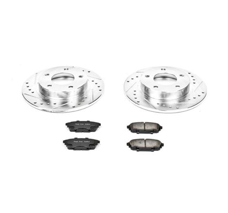 Power Stop 01-03 Mazda Protege Rear Z23 Evolution Sport Brake Kit