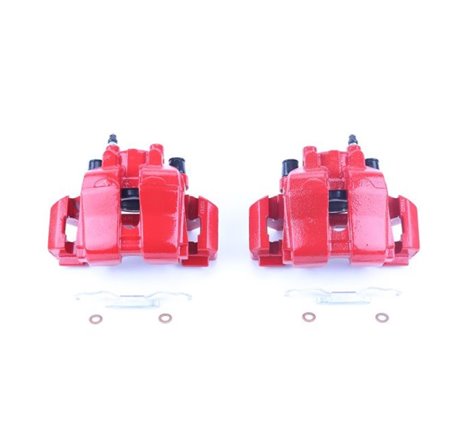 Power Stop 07-12 Ford Escape Front Red Calipers w/Brackets - Pair