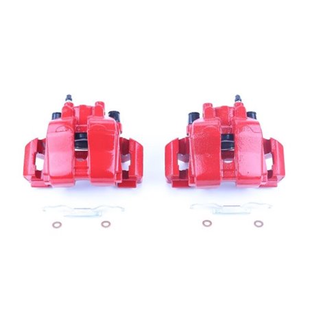 Power Stop 07-12 Ford Escape Front Red Calipers w/Brackets - Pair