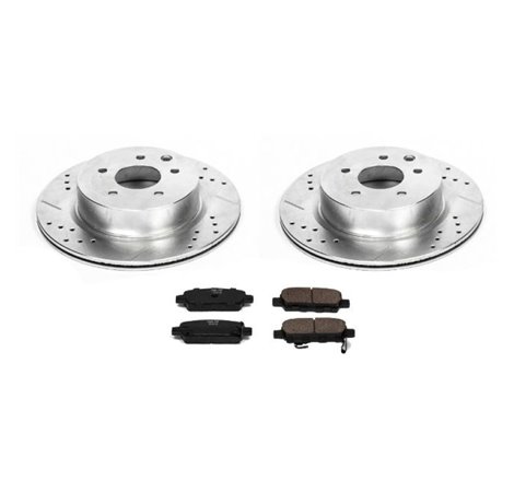 Power Stop 08-12 Infiniti EX35 Rear Z23 Evolution Sport Brake Kit