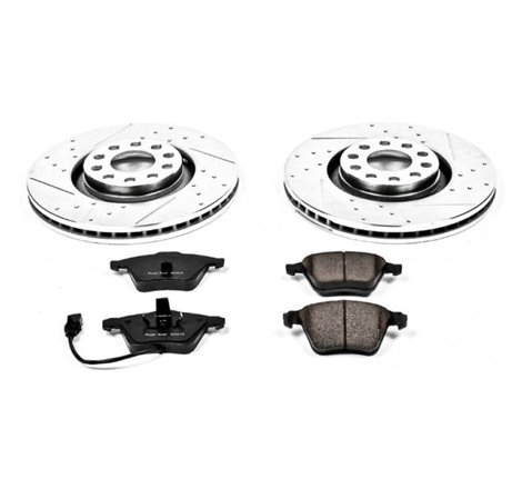 Power Stop 02-04 Audi A6 Quattro Front Z23 Evolution Sport Brake Kit