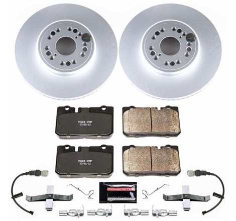 Power Stop 95-00 Lexus LS400 Front Z17 Evolution Geomet Coated Brake Kit