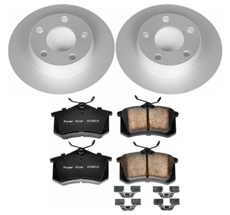 Power Stop 01-05 Audi Allroad Quattro Rear Z23 Evolution Sport Coated Brake Kit