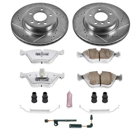 Power Stop 04-10 BMW X3 Front Z26 Street Warrior Brake Kit