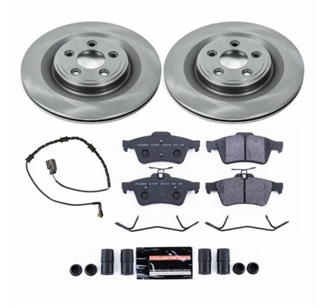 Power Stop 10-15 Jaguar XF Rear Track Day SPEC Brake Kit