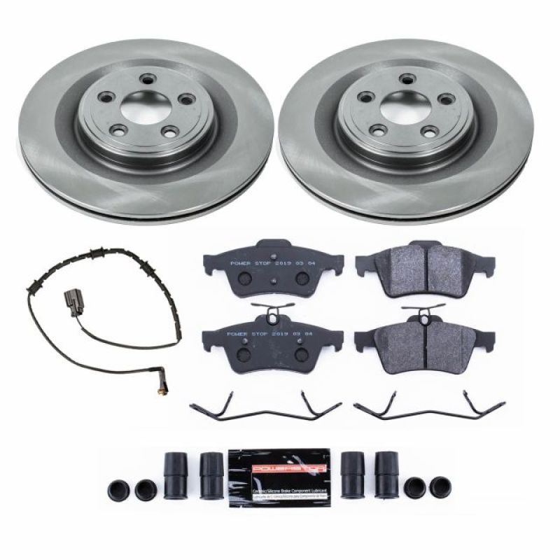 Power Stop 10-15 Jaguar XF Rear Track Day SPEC Brake Kit