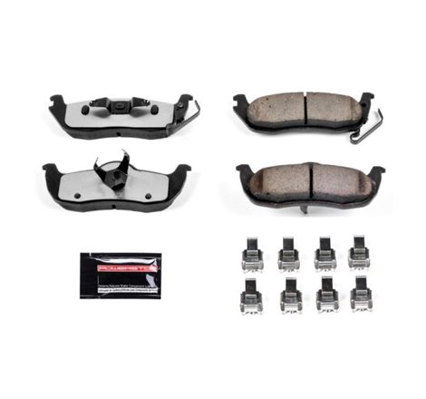 Power Stop 06-10 Jeep Commander Rear Z36 Truck & Tow Brake Pads w/Hardware