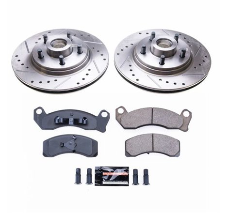 Power Stop 84-86 Ford Mustang Front Z23 Evolution Sport Brake Kit