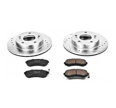 Power Stop 94-96 Nissan 240SX Front Z23 Evolution Sport Brake Kit